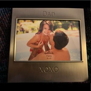 “Dad” Hallmark silver 3x5 frame; new in box